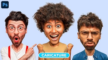 Create caricature cartoon effect in Photoshop