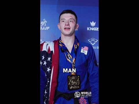 Cole Abate Reacts to Winning His First Black Belt World Title | Post-Gold Medal Interview