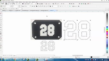 Corel Draw Tips & Tricks Stitch Effect with Text
