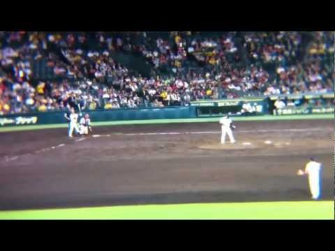 【阪神タイガース】2012 鳥谷　最後の甲子園での雄姿