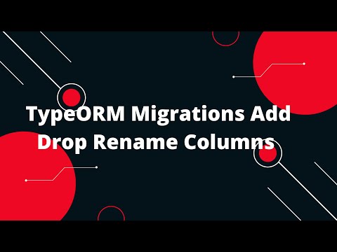 🚀 TypeORM Migrations: Add, Drop, Rename Columns | Node.js + TypeScript Tutorial 🔥