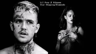 Lil Peep X Rihanna - Star Shopping/Diamonds Resimi