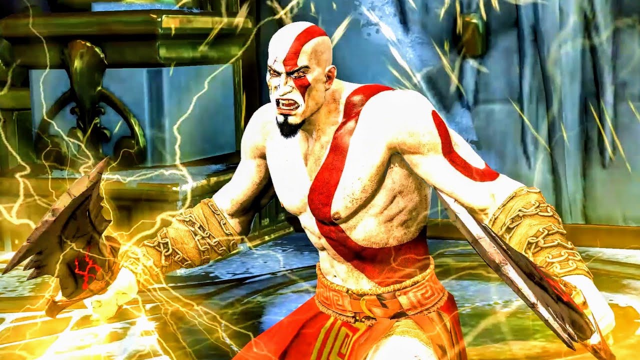 Kratos Getting All Weapons Scenes - God of War Ascension HDR Edition