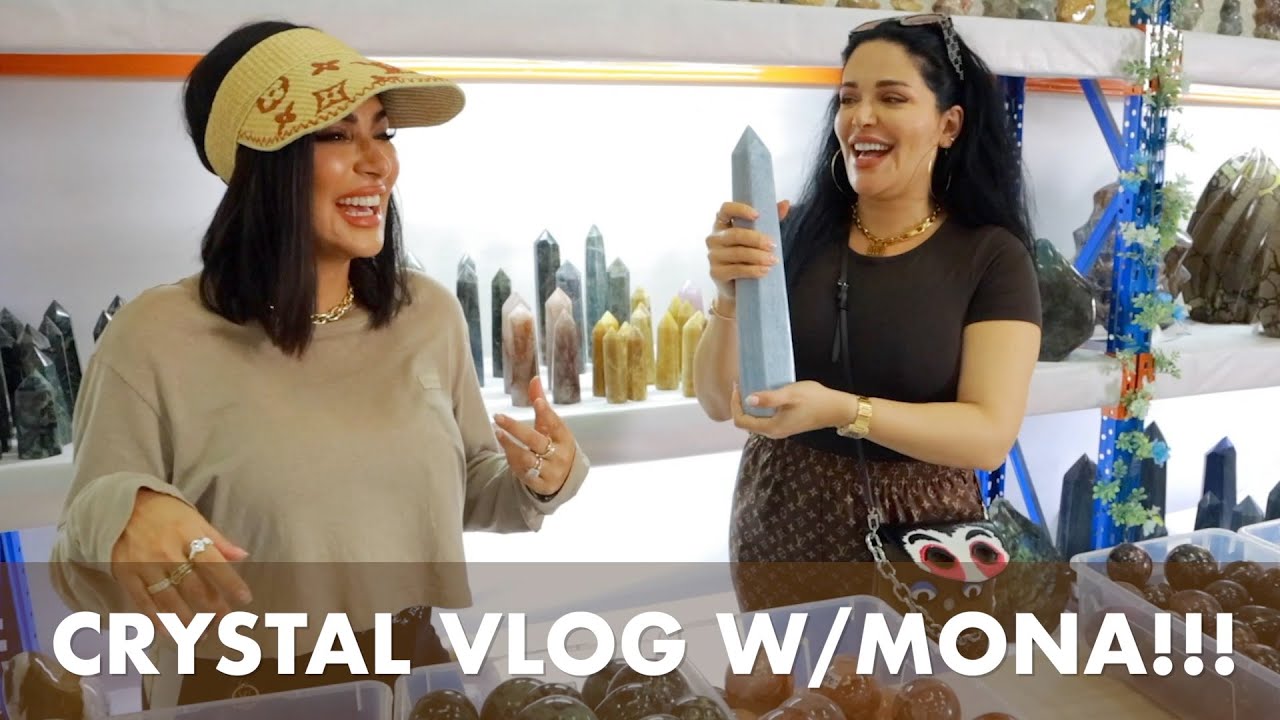 Shopping in the BIGGEST Crystal Farm in Dubai | تسوقنا في أكبر