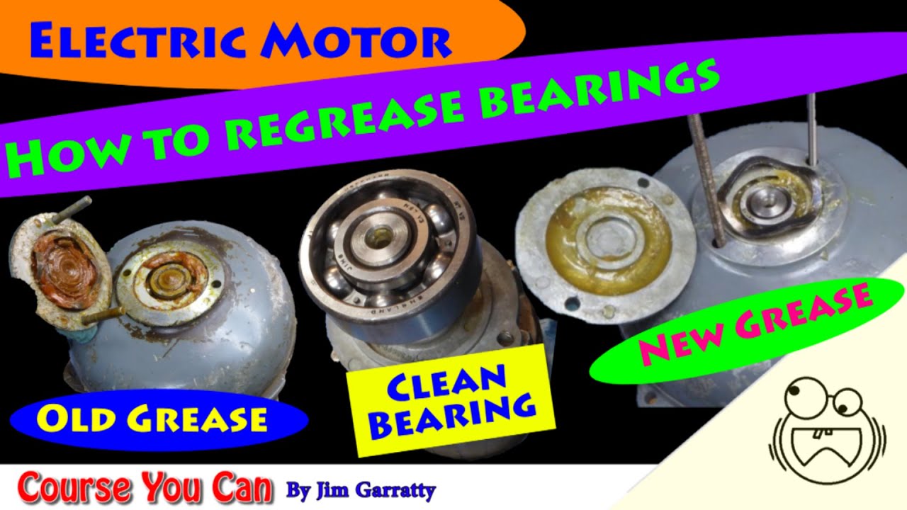 Grease Motor Bearings - YouTube