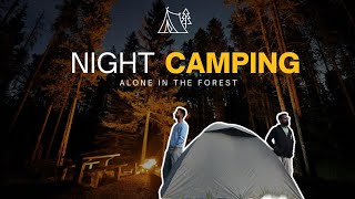 Night Camping ACTUAL Vlog । Night Camping With My Best Friends👬 In Himachal । Camping in the forest