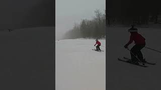 ski run #ski #skiing #extreme #gopro #pov #snow #skiingstunts #youtoubeshorts