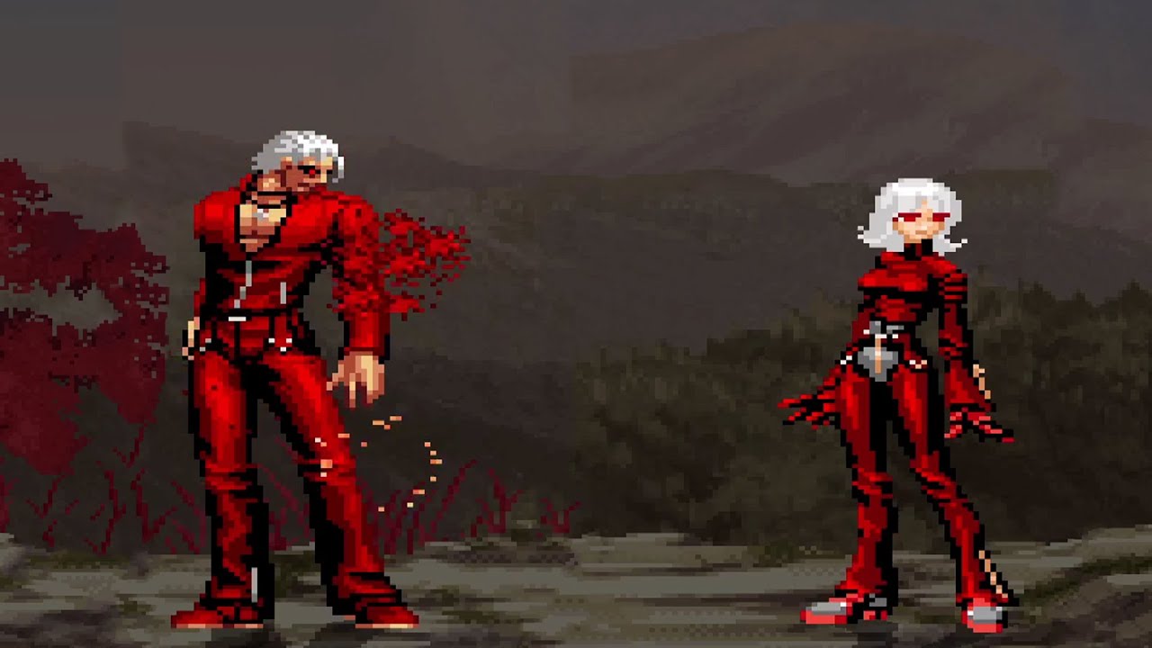 Lane Blood vs Carlin Blood [Mugen KOF]