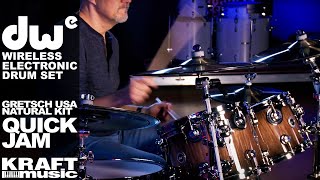 DWe Wireless Electronic Drums - Gretsch USA Natural by Kraft Music 507 views 3 months ago 48 seconds