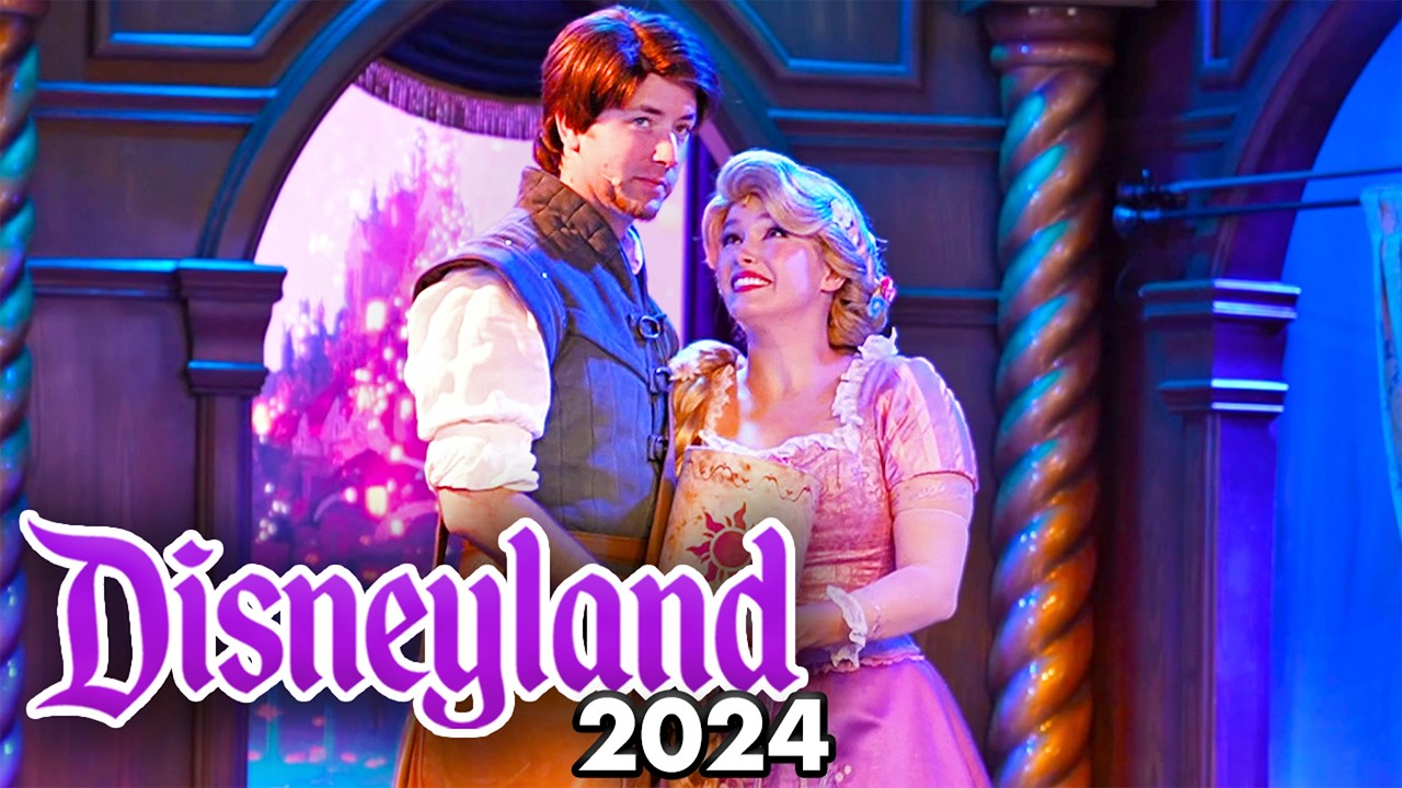 Шоу «Рапунцель» в Диснейленде 2024 — Fantasy Faire Полное шоу [4K60 POV]