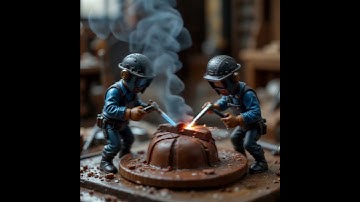 Tiny Workers Fix a Giant Strawberry | Miniature World in Action"