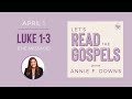 April 1: Luke 1-3 (MSG)