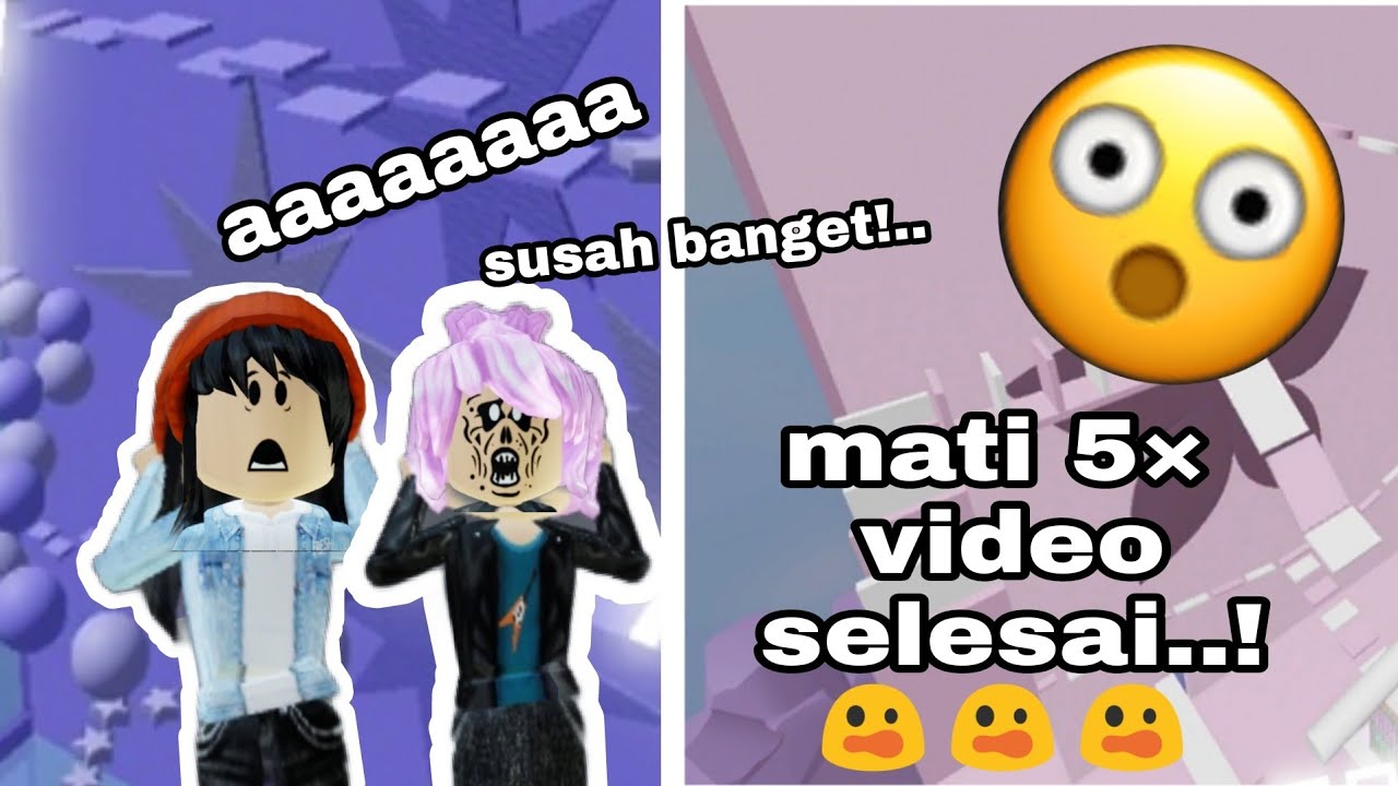 yang jatuh selama 5×😲video nya selesai...!😲 || ROBLOX INDONESIA ...