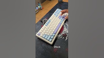 Creamy Keyboard with Number Pad for Gaming & Productivity #keyboards
