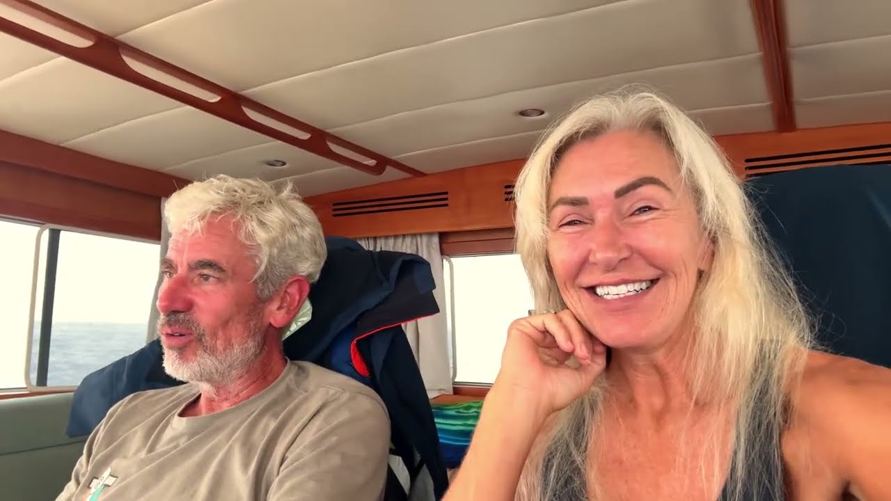 Day 11 ATLANTIC CROSSING! Plus a quick tour of the upper deck #trawlerlife #luxuryyachtlife