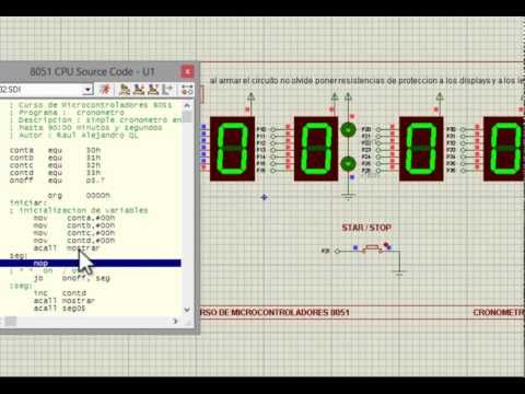 p02.- Cronometro - curso de microcontroladores 8051 - YouTube