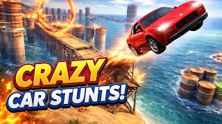 Crazy Car Stunts Gameplay 😱🔥 Impossible Tracks Challenge ||Android Gameplay ⚡ screenshot 4