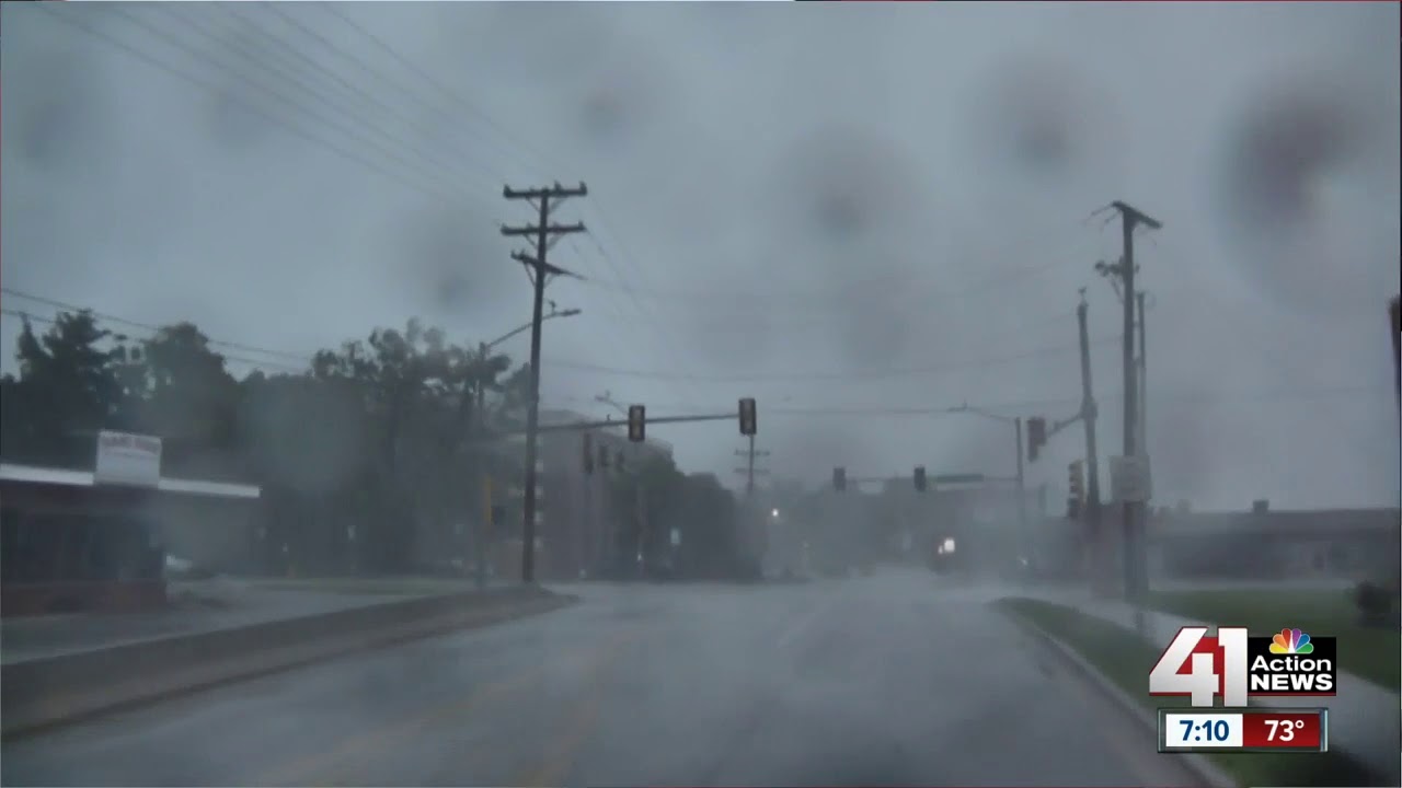 Storm damage in Bonner Springs YouTube