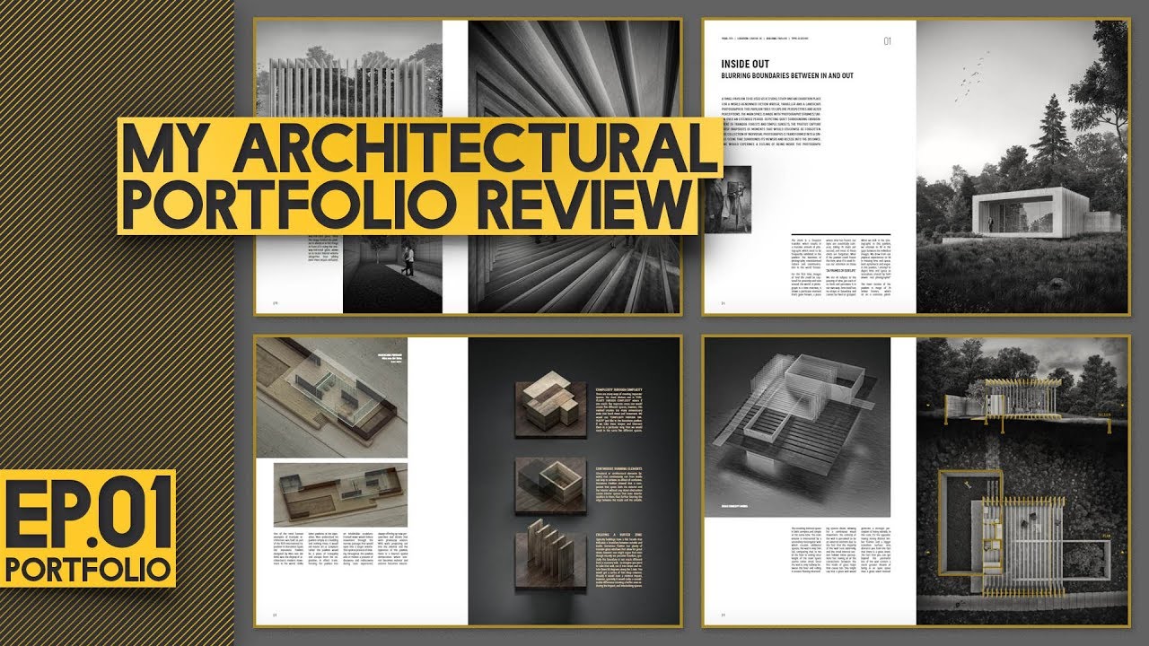 Architectural Portfolio Layout Review Different Types Of Architectural Portfolios Youtube