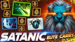 Satanic Phantom Lancer Elite Carry - Dota 2 Pro Gameplay [Watch &amp; Learn]