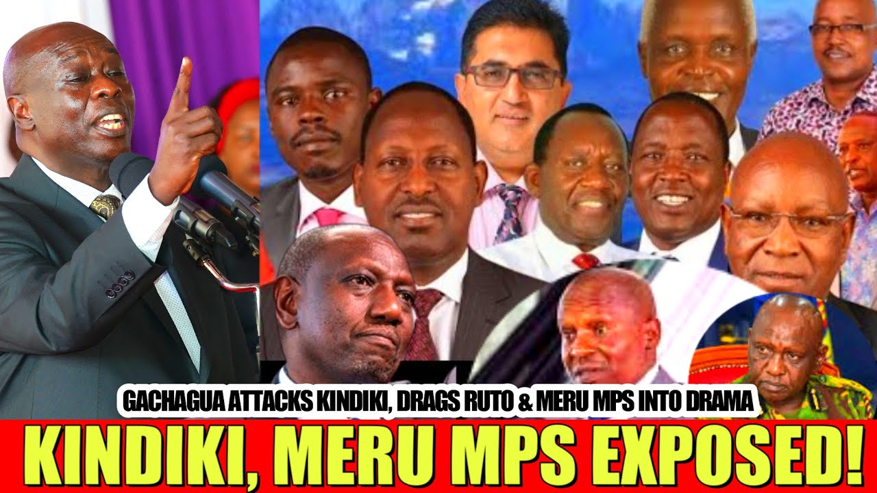 KINDIKI ACHANA NA KAZI YA IG! GACHAGUA EXPOSES RUTO & MERU MPS OVER HYPOCRISY!