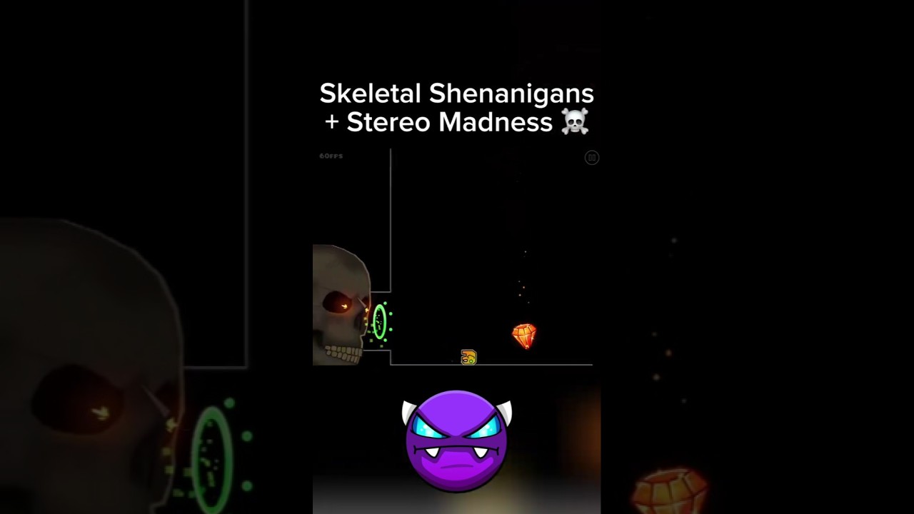 Skeletal Shenanigans + Stereo Madness 💀 | Geometry Dash 2.2