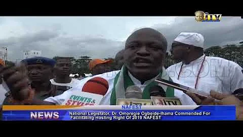 Dr. Ogbeide-Ihama commended for facilitating hosting right of 2019 NAFEST