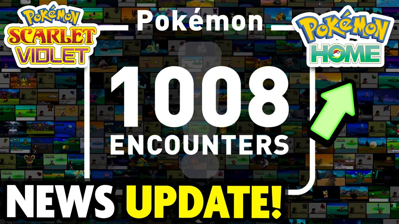 Pokémon Scarlet e Violet – Vídeo sobre 1008 Pokémon e Informações