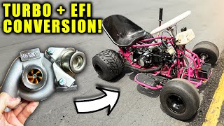 125cc TURBO INSTALL Budget Drift Kart | Part 1 (Fuel Injected)