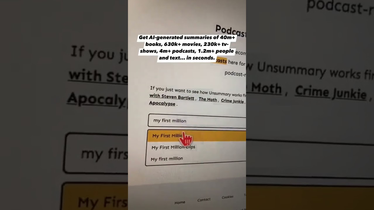 Summarize Books, TV Shows, Movies & Podcasts Using this AI Tool!
