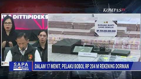 Penampakan Tumpukan Uang Rp204 Miliar Hasil Pembobolan Rekening Dormant Bank BUMN