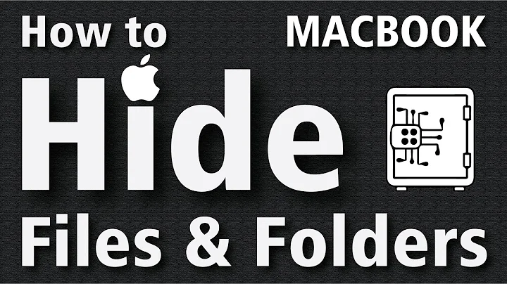 Hide files and folders on Macbook