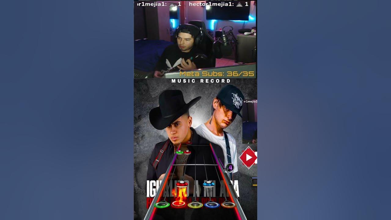 Igualito a mi Apa Fuerza Regida Peso Pluma CLone Hero YouTube