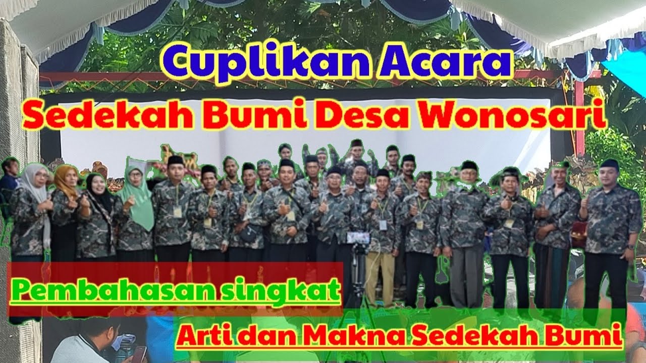 Cuplikan Acara Siang Hari Sedekah Bumi Desa Wonosari Kec. Senori Kab. Tuban Tahun 2022 !!