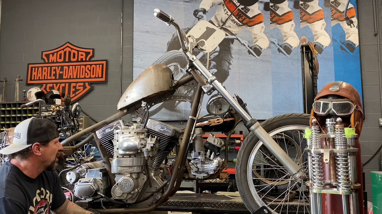 BLOW Supercharged HarleyDavidson EVO chopper with Magnacharger Blower