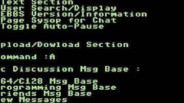 300 Baud connect to a Commodore 64 BBS (Jamming Signal) using Winvice + C64 term soft "Turbo Term"