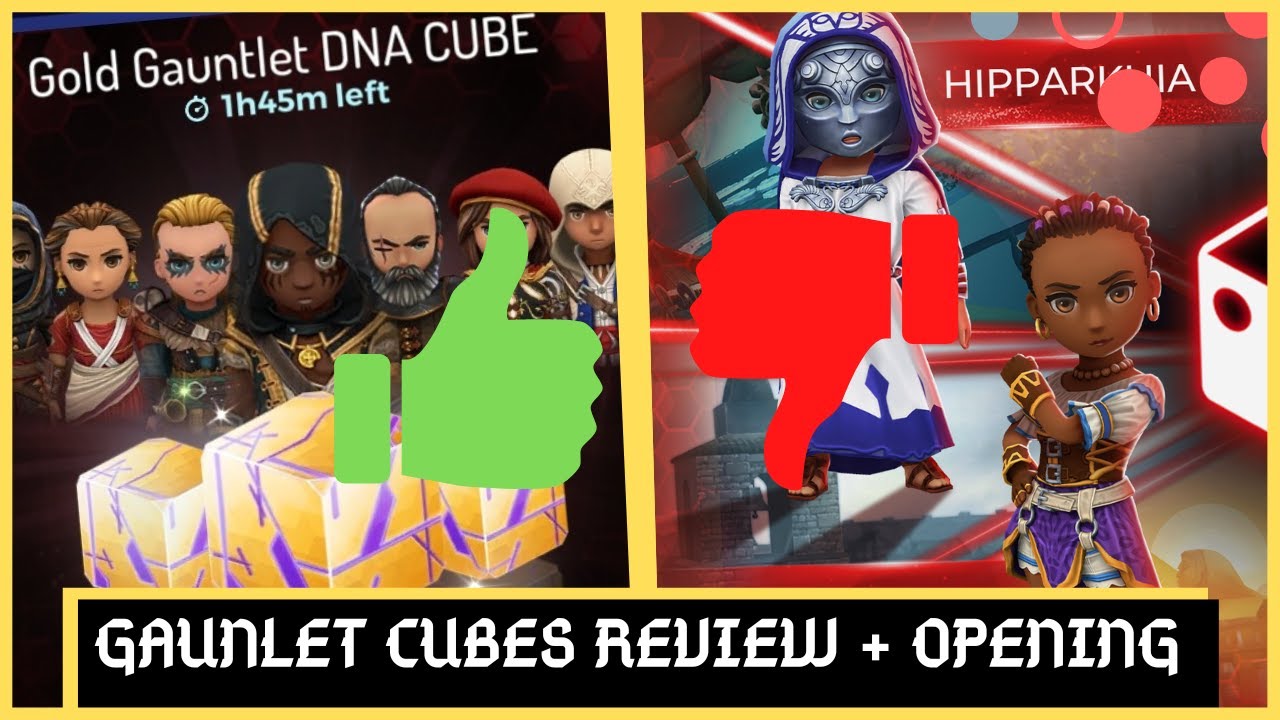 Are The Gauntlet Cube Any GOOD???? My Review + HUGE OPENING - Assassin's Creed Rebellion