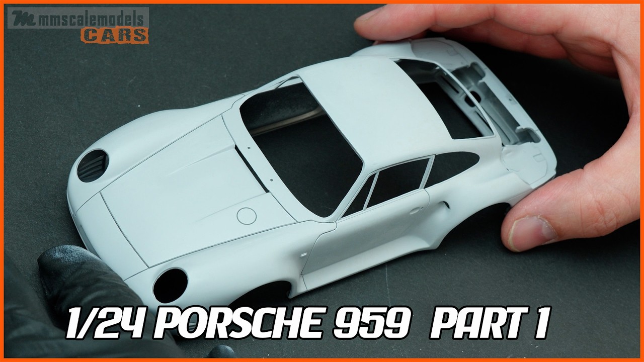 The most important job - 1/24 Porsche 959 - Tamiya - episode 1