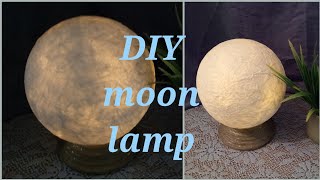 Светильник ночник "Луна" из воздушного шарика. Поделки. Идеи своими руками. DIY Moon lamp