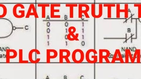 Logic gates in Hindi || NAND gate || Truth table #automation #plc #electrical #trending #technical