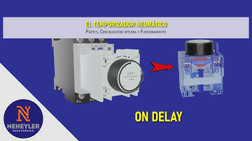 Temporizador Neumatico de Retardo a la Conexion On Delay | Explicacion con Animaciones 👌🏼