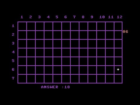 75 Spill Data-Tronic - Maths Grid (Commodore 64)