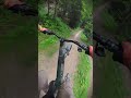 POV: you’re looking for the smoothest line in Chatel Bike Park