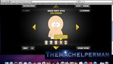 HOW TO MAKE A SOUTH PARK AVATAR