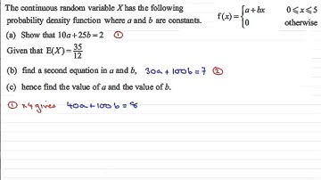 S2 Edexcel January 2013 Q7(c) : ExamSolutions Statistics Revision