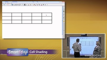 SMART Board Tutorial: Cell Shade in SMART Notebook Software
