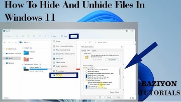 How To Hide And Unhide Important  Files in Windows 11