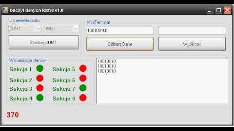 Mój program do obioru danych z RS232