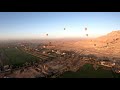 Flight Over Luxon in Egypt in a Hot Air Balloon 4K