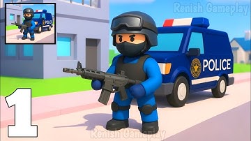 Police Commander - Gameplay Walkthrough Part 1 - Command Police To Victory (Android, iOS)